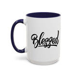 Faith Culture - Blessed - Christian Thanksgiving Accent Coffee Mug, 11oz and 15oz