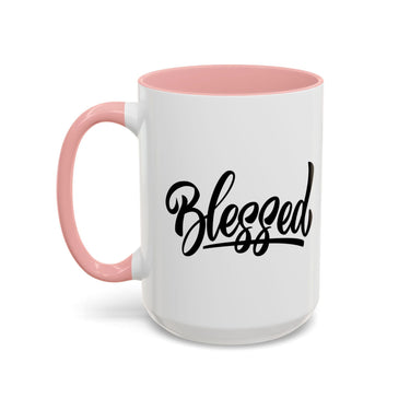 Faith Culture - Blessed - Christian Thanksgiving Accent Coffee Mug, 11oz and 15oz