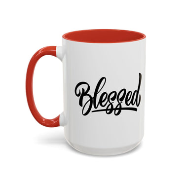 Faith Culture - Blessed - Christian Thanksgiving Accent Coffee Mug, 11oz and 15oz