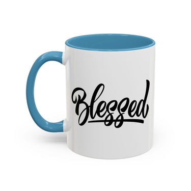 Faith Culture - Blessed - Christian Thanksgiving Accent Coffee Mug, 11oz and 15oz