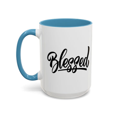Faith Culture - Blessed - Christian Thanksgiving Accent Coffee Mug, 11oz and 15oz