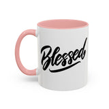 Faith Culture - Blessed - Christian Thanksgiving Accent Coffee Mug, 11oz and 15oz