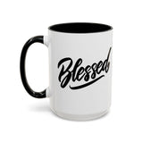 Faith Culture - Blessed - Christian Thanksgiving Accent Coffee Mug, 11oz and 15oz