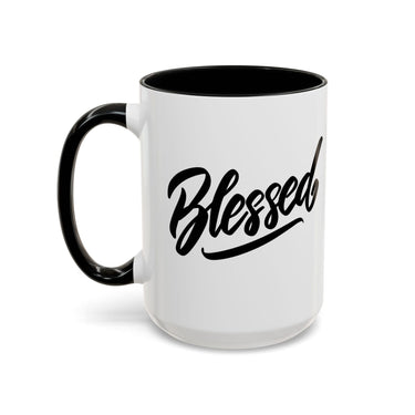 Faith Culture - Blessed - Christian Thanksgiving Accent Coffee Mug, 11oz and 15oz