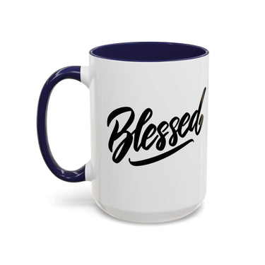 Faith Culture - Blessed - Christian Thanksgiving Accent Coffee Mug, 11oz and 15oz