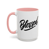 Faith Culture - Blessed - Christian Thanksgiving Accent Coffee Mug, 11oz and 15oz