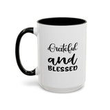 Faith Culture - Blessed - Christian Thanksgiving Accent Coffee Mug, 11oz and 15oz