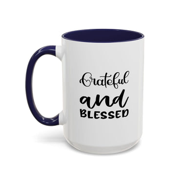 Faith Culture - Blessed - Christian Thanksgiving Accent Coffee Mug, 11oz and 15oz