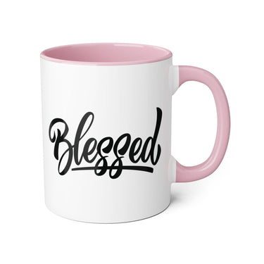 Faith Culture - Blessed - Christian Thanksgiving Accent Mug, 11oz