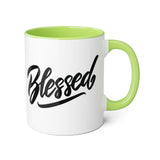 Faith Culture - Blessed - Christian Thanksgiving Mug, 11oz