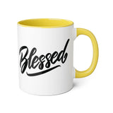 Faith Culture - Blessed - Christian Thanksgiving Mug, 11oz