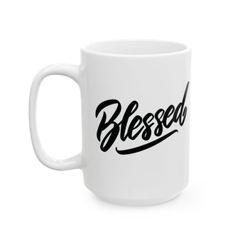 Faith Culture - Blessed - Thanksgiving Christian Mug, 11oz and 15oz 15oz