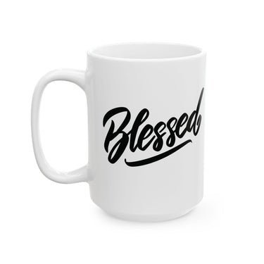 Faith Culture - Blessed - Thanksgiving Christian Mug, 11oz and 15oz 15oz