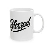Faith Culture - Blessed - Thanksgiving Christian Mug, 11oz and 15oz