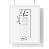 Faith Culture - Boundless Love - Romans 8:38-39 - Christian Wall Art 11″ x 14″ White