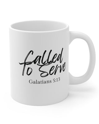 Faith Culture - Called to Serve - Galatians 5:13 Christian Coffee Mug 11oz