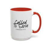 Faith Culture - Called to Serve - Galatians 5:13 Christian Coffee Mug