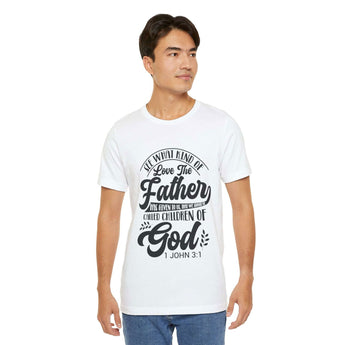 Faith Culture - Children of God - Christian Unisex Jersey Short Sleeve Tee White