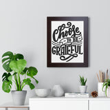 Faith Culture - Choose to Be Grateful - Christian Thanksgiving Wall Art