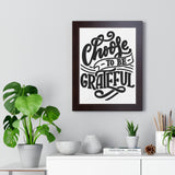 Faith Culture - Choose to Be Grateful - Christian Thanksgiving Wall Art