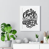 Faith Culture - Choose to Be Grateful - Christian Thanksgiving Wall Art