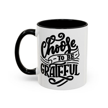 Faith Culture - Choose to Be Grateful Christian Thanksgiving Accent Coffee Mug, 11oz and 15oz