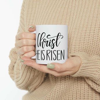 Faith Culture - Christ is Risen - Christian Coffee or Tea Ceramic Mug 11oz