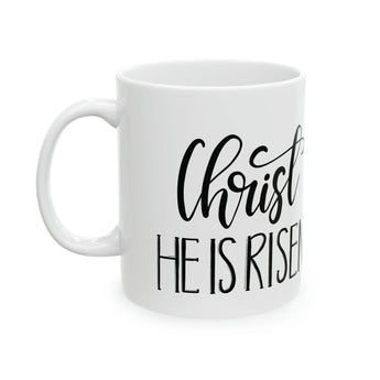 Faith Culture - Christ is Risen - Christian Coffee or Tea Ceramic Mug