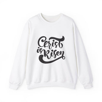 Faith Culture - Christ is Risen - Christian Unisex Heavy Blend™ Crewneck Sweatshirt White