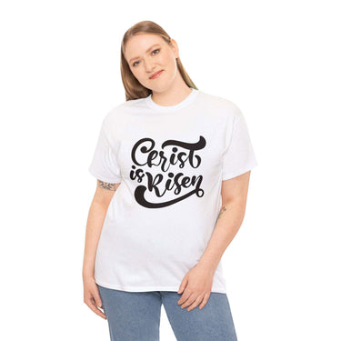 Faith Culture - Christ is Risen - Christian Unisex Heavy Cotton Tee