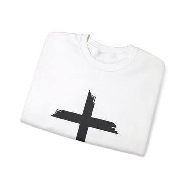 Faith Culture - Christian Cross Unisex Heavy Blend™ Crewneck Sweatshirt