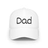 Faith Culture - Christian Dad Gift - Low Profile Baseball Cap White One size