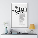 Faith Culture - Christian Home Décor - A Little Sleep, A Little Slumber - Proverbs 24:34 Wall Art