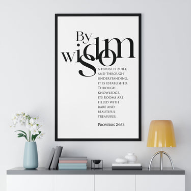 Faith Culture - Christian Home Décor - A Little Sleep, A Little Slumber - Proverbs 24:34 Wall Art