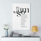 Faith Culture - Christian Home Décor - A Little Sleep, A Little Slumber - Proverbs 24:34 Wall Art