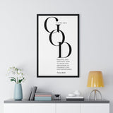 Faith Culture - Christian Home Décor - Abounding in Love and Faithfulness - Psalm 86:15 Wall Art