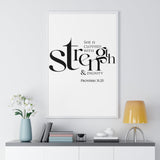 Faith Culture - Christian Home Décor - Clothed with Strength and Dignity - Proverbs 31:25 Wall Art
