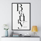 Faith Culture - Christian Home Décor - Crown of Beauty Instead of Ashes - Isaiah 61:3 Wall Art