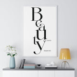 Faith Culture - Christian Home Décor - Crown of Beauty Instead of Ashes - Isaiah 61:3 Wall Art