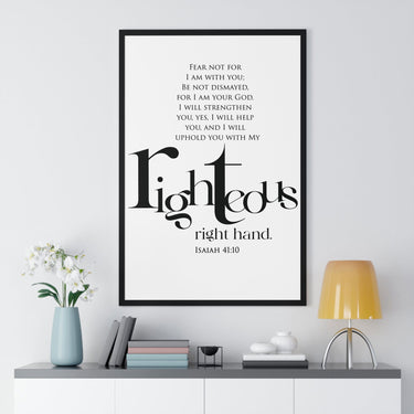 Faith Culture - Christian Home Décor - Do Not Fear, For I Am With You - Isaiah 41:10 Wall Art