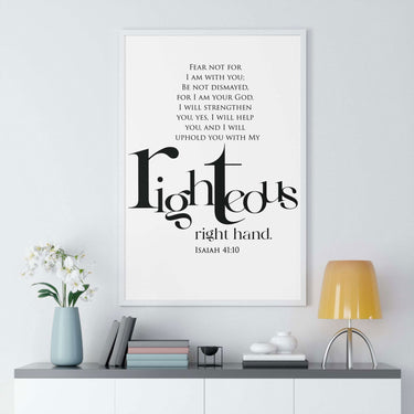 Faith Culture - Christian Home Décor - Do Not Fear, For I Am With You - Isaiah 41:10 Wall Art