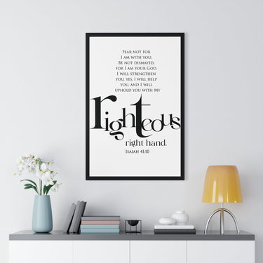 Faith Culture - Christian Home Décor - Do Not Fear, For I Am With You - Isaiah 41:10 Wall Art
