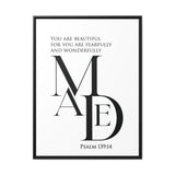 Faith Culture - Christian Home Décor - Eternal Reflection - Psalm 139:14 Wall Art