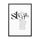 Faith Culture - Christian Home Décor - Faithful Reflection - Proverbs 24:34 Wall Art