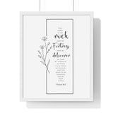 Faith Culture - Christian Home Décor - Fortress of Strength - Psalm 18:2 Wall Art 16" x 20" White