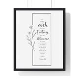 Faith Culture - Christian Home Décor - Fortress of Strength - Psalm 18:2 Wall Art 16" x 20" Black