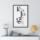 Faith Culture - Christian Home Décor - God is Our Refuge and Strength - Psalm 46:1-2 Wall Art