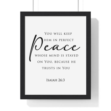 Faith Culture - Christian Home Decor - Peaceful Mind Wall Art - Faith Culture