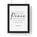 Faith Culture - Christian Home Decor - Peaceful Mind Wall Art - Faith Culture