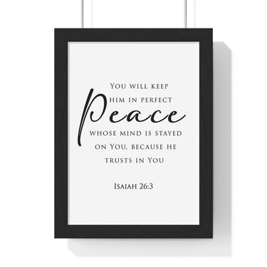 Faith Culture - Christian Home Decor - Peaceful Mind Wall Art - Faith Culture